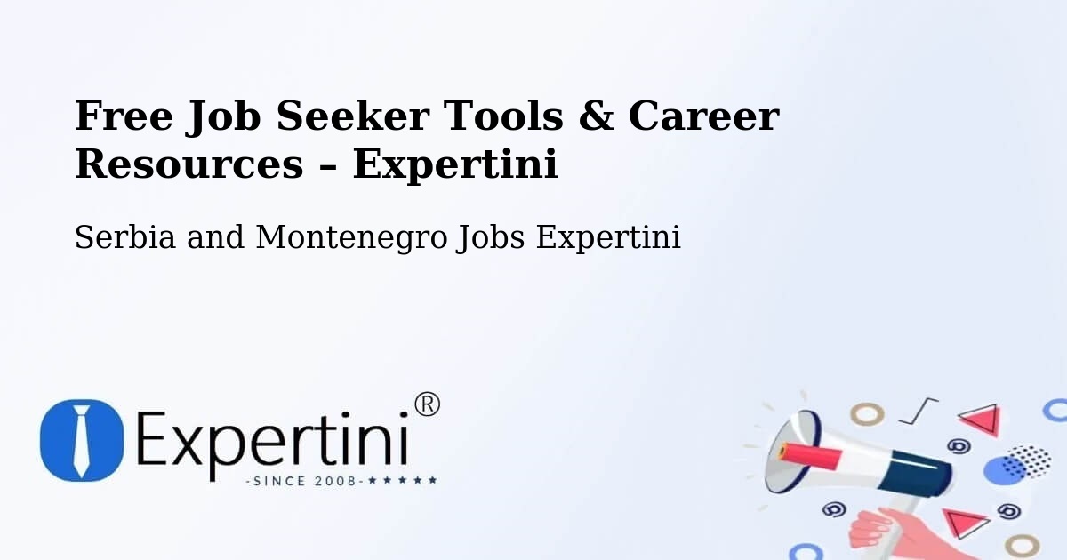 Free Job Seeker Tools & Career Resources – Bells Corners - Bells Corners, Serbia and Montenegro Jobs Expertini